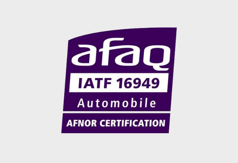 Certification AFAQ IATF 16949 Automobile pour décolletage de pièces automobiles