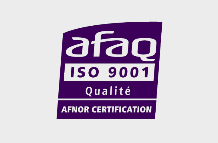 Logo AFAQ ISO 9001 Qualité, certification décolletage précision